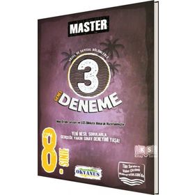 8. Sınıf Master 3'lü Deneme Okyanus Yayınları