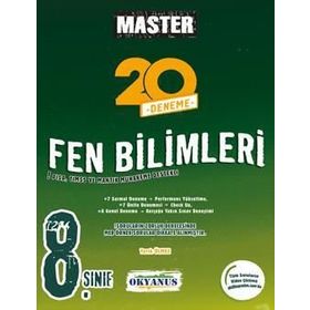 8. Sınıf Master Fen Bilimleri 20 Deneme - Okyanus Yayınları