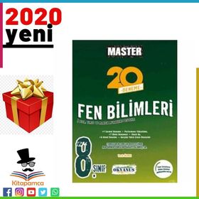 8. Sınıf Master Fen Bilimleri 20 Deneme - Okyanus Yayınları