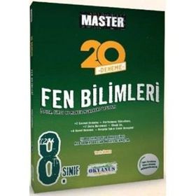 8. Sınıf Master Fen Bilimleri 20 Deneme - Okyanus Yayınları