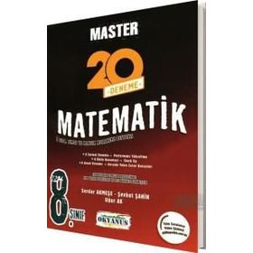 8. Sınıf Master Matematik 20 Deneme - Okyanus Yayınları