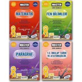 8.Sınıf Master Soru Bankası 4 Kitap Tüm Dersler Okyanus Yayınları