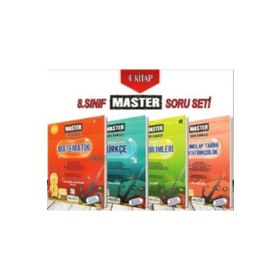 8.sınıf Master Soru Bankası Seti 4 Kitap Okyanus Yayınları