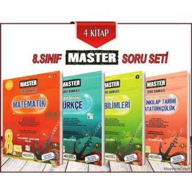 8.sınıf Master Soru Bankası Seti 4 Kitap Okyanus Yayınları