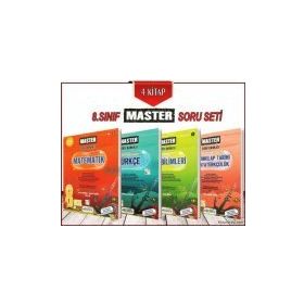 8.sınıf Master Soru Bankası Seti 4 Kitap Okyanus Yayınları