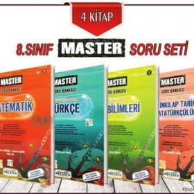 8.sınıf Master Soru Bankası Seti 4 Kitap Okyanus Yayınları