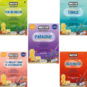 8. Sınıf Master Tüm Dersler Soru Bankası Set-Okyanus Yayınları