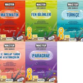 8 Sınıf Master Tüm Dersler Soru Bankası Seti