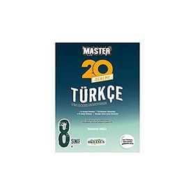 8. Sınıf Master Türkçe 20 Deneme - Okyanus Yayınları