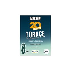 8. Sınıf Master Türkçe 20 Deneme - Okyanus Yayınları
