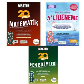 8.Sınıf Master Türkçe Fen Matematik Deneme 2020 Okyanus Yayınları