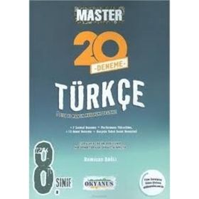 8.Sınıf Master Türkçe Fen Matematik Deneme 2020 Okyanus Yayınları