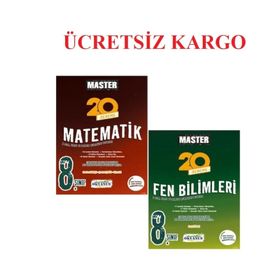 8.Sınıf Master Türkçe Fen Matematik Deneme 2020 Okyanus Yayınları