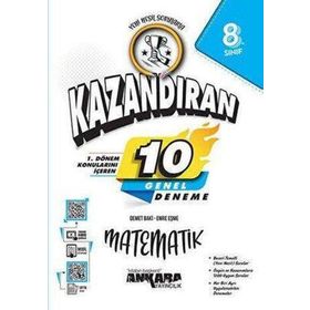 8. Sınıf Matematik 1. Dönem Kazandıran 10 Deneme Ankara Yayıncılık