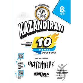 8. Sınıf Matematik 1. Dönem Kazandıran 10 Deneme Ankara Yayıncılık