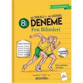 8. Sınıf Matematik 10 Sıralı 10 Genel Deneme-Startfen Yayınları