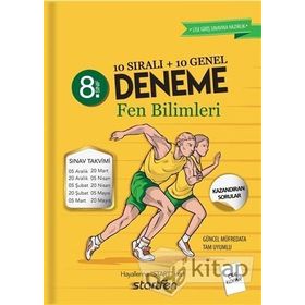 8. Sınıf Matematik 10 Sıralı 10 Genel Deneme-Startfen Yayınları