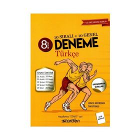 8. Sınıf Matematik 10 Sıralı 10 Genel Deneme-Startfen Yayınları