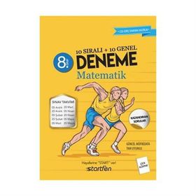 8. Sınıf Matematik 10 Sıralı 10 Genel Deneme-Startfen Yayınları