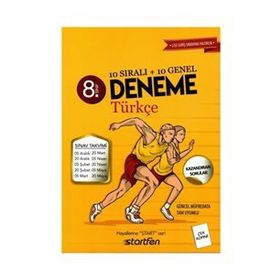 8. Sınıf Matematik 10 Sıralı 10 Genel Deneme-Startfen Yayınları