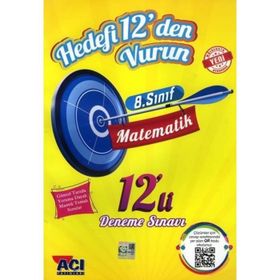 8.sınıf Matematik 12li Deneme Sınavı Açı Yayınları