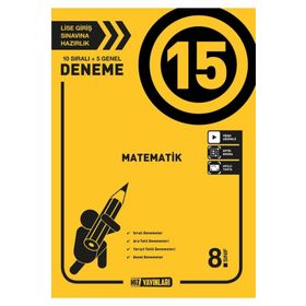 8. Sınıf Matematik 15 Deneme-Hız Yayınları