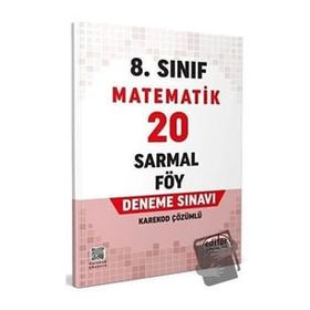 8. Sınıf Matematik 20 Sarmal Föy Deneme Sınavı Editör Yayınevi