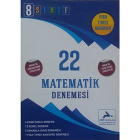 8. Sınıf Matematik 22 Denemesi Paraf Yayınları