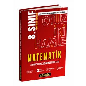 8. Sınıf Matematik 32 Hamle Haftalık Kazanım Denemeleri - Startfen Yayınları