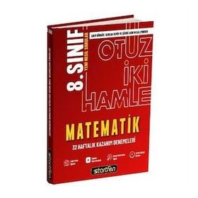 8. Sınıf Matematik 32 Hamle Haftalık Kazanım Denemeleri - Startfen Yayınları