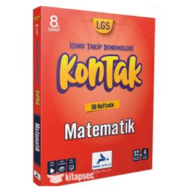 8. Sınıf Matematik 36'lı Kontak Deneme PRF Paraf Yayınları
