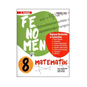 8. Sınıf Matematik 5. Fasikül - Doğrusal Denklemler ve Eşitsizlikler - Gama Yayınları