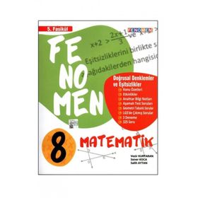 8. Sınıf Matematik 5. Fasikül - Doğrusal Denklemler ve Eşitsizlikler - Gama Yayınları