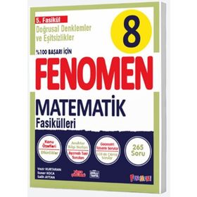 8. Sınıf Matematik 5. Fasikül - Doğrusal Denklemler ve Eşitsizlikler - Gama Yayınları