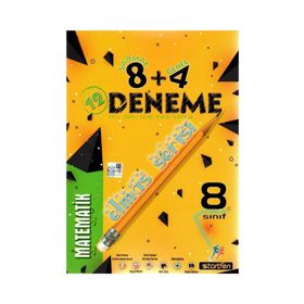 8. Sınıf Matematik 8+4 Deneme Elmas Serisi-Startfen Yayınları