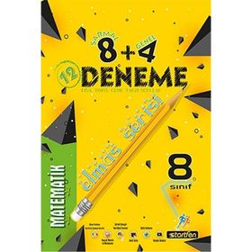 8. Sınıf Matematik 8+4 Deneme Elmas Serisi-Startfen Yayınları