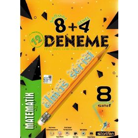 8. Sınıf Matematik 8+4 Deneme Elmas Serisi-Startfen Yayınları