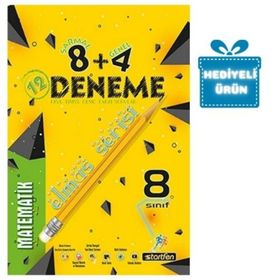 8. Sınıf Matematik 8+4 Deneme Elmas Serisi-Startfen Yayınları