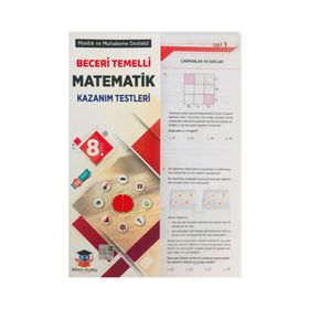 8. Sınıf Matematik Beceri Temelli Kazanım Testleri Zeka Küpü Yayınları