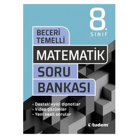 8. Sınıf Matematik Beceri Temelli Soru Bankası Tudem Yayınları