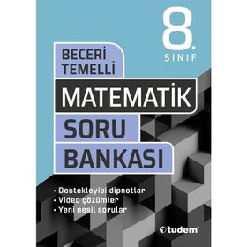 8. Sınıf Matematik Beceri Temelli Soru Bankası Tudem Yayınları