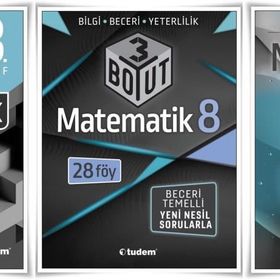 8. Sınıf Matematik Beceri Temelli Soru Bankası Tudem Yayınları