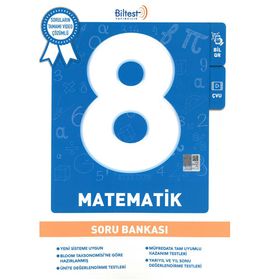 8. Sınıf Matematik Biltest Soru Bankası - Bilfen Yayınları