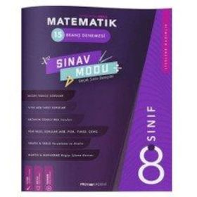8. Sınıf Matematik Branş Denemesi Pruva Akademi Yayınları
