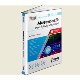 8. Sınıf Matematik Ders İşleyiş Modülleri - Aydın Yayınları