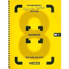 8. Sınıf Matematik Etkinlik Defteri - Hız Yayınları