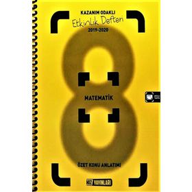 8. Sınıf Matematik Etkinlik Defteri - Hız Yayınları