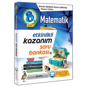 8. Sınıf Matematik Etkinlikli Kazanım Soru Bankası - Çanta Yayınları