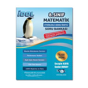 8. Sınıf Matematik Etkinlikli Soru Bankası 2022 - İdol Yayınları