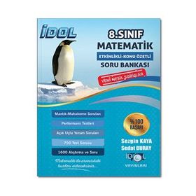 8. Sınıf Matematik Etkinlikli Soru Bankası 2022 - İdol Yayınları